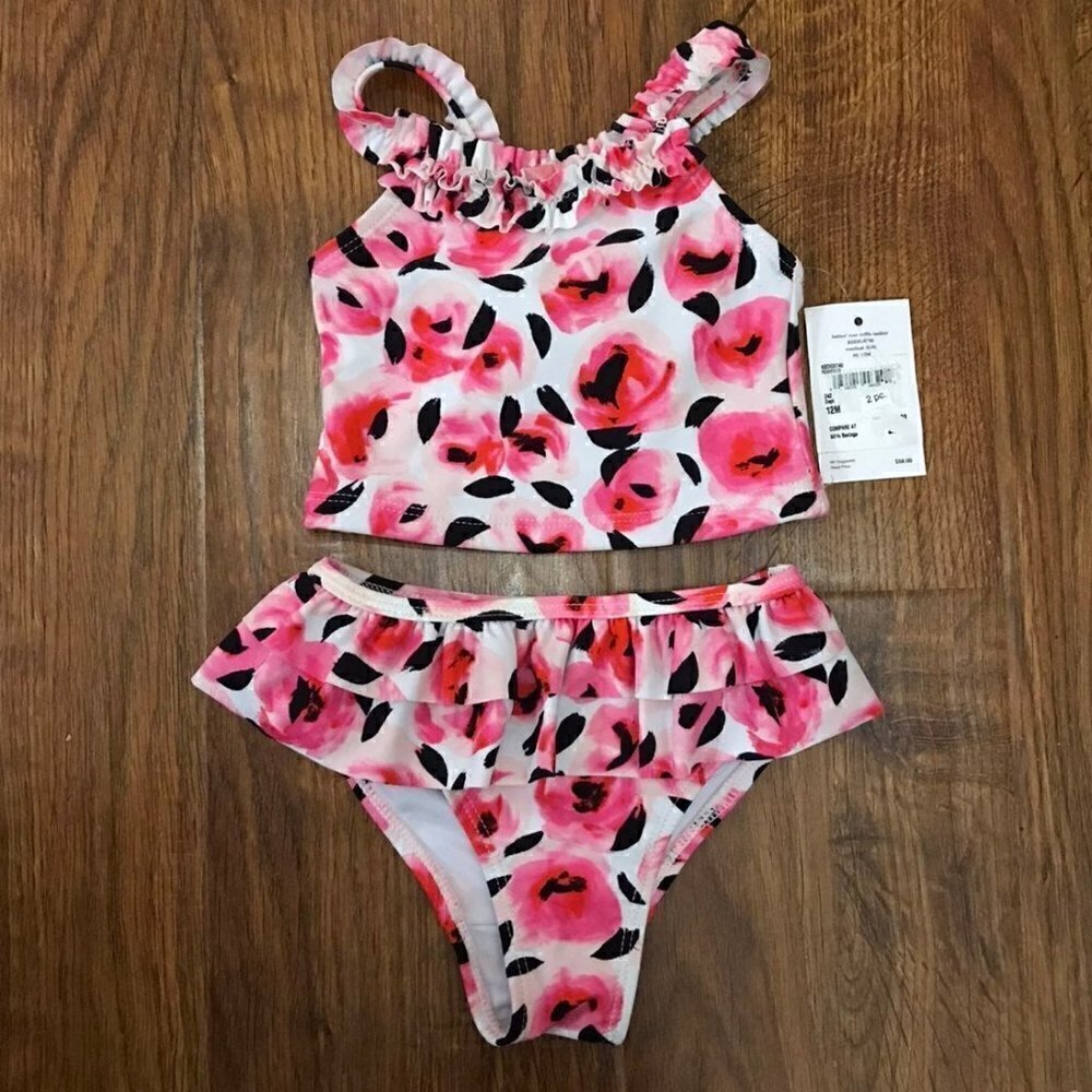 NWT Kate Spade tankini Swimsuit sz 12 mos
